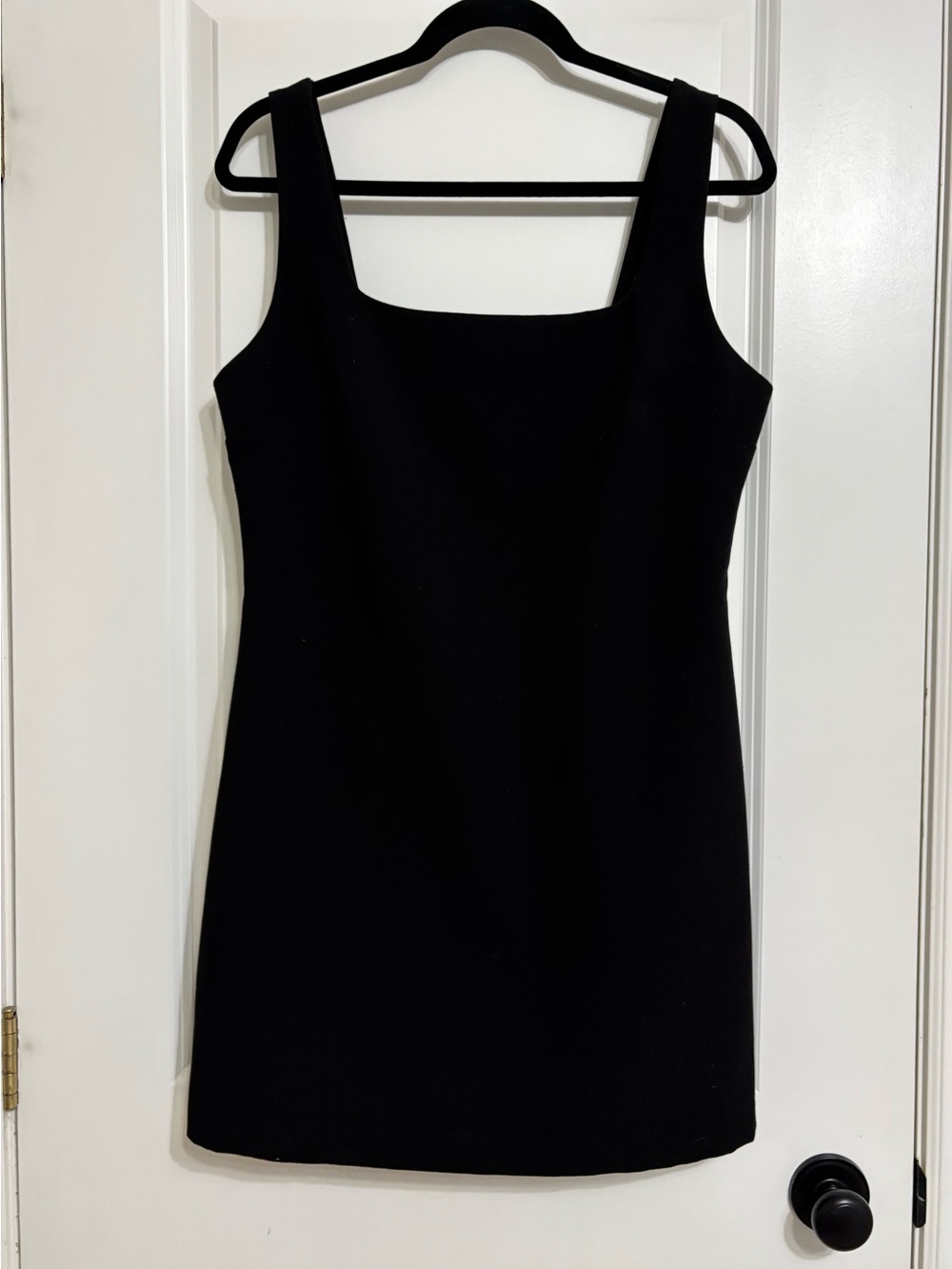 Dynamite Black Square-Neck Mini Dress